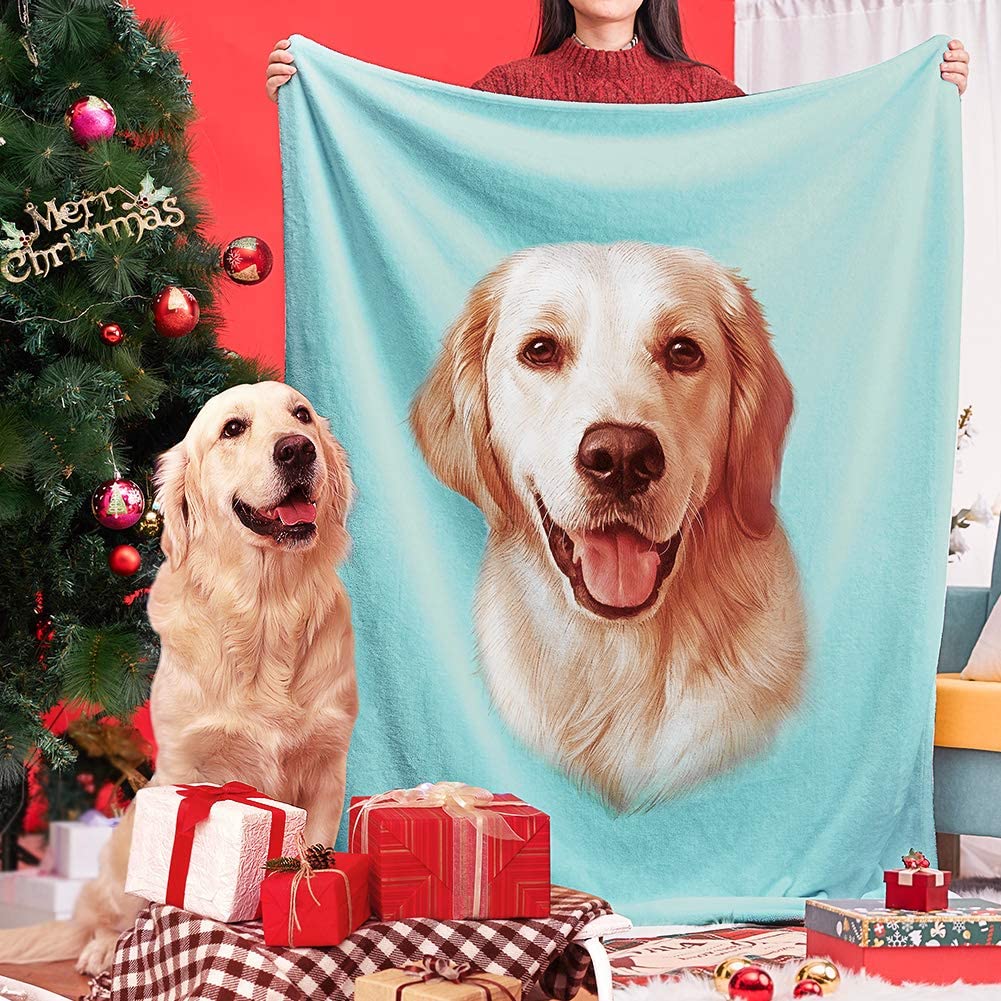 Customizable blanket gift idea for football player boyfriend