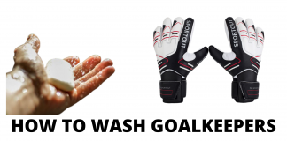 How to wash goal keepers gloves