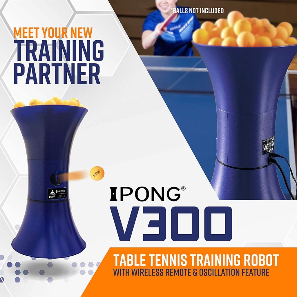 Ipong V300 trainer motion table tennis robot 